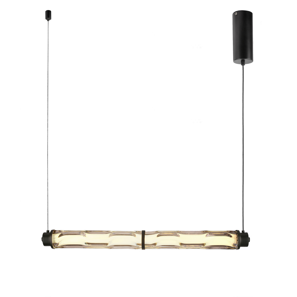 Lampa wisząca Corte szklana pozioma nad stół podwójna LED 18W 3000K