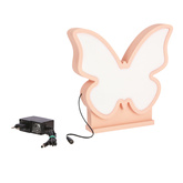 Lampka Butterfly do pokoju dziecięcego motyl różowa LED nocna
