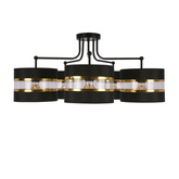 Lampa sufitowa Andy z abażurami 5-punktowa do salonu
