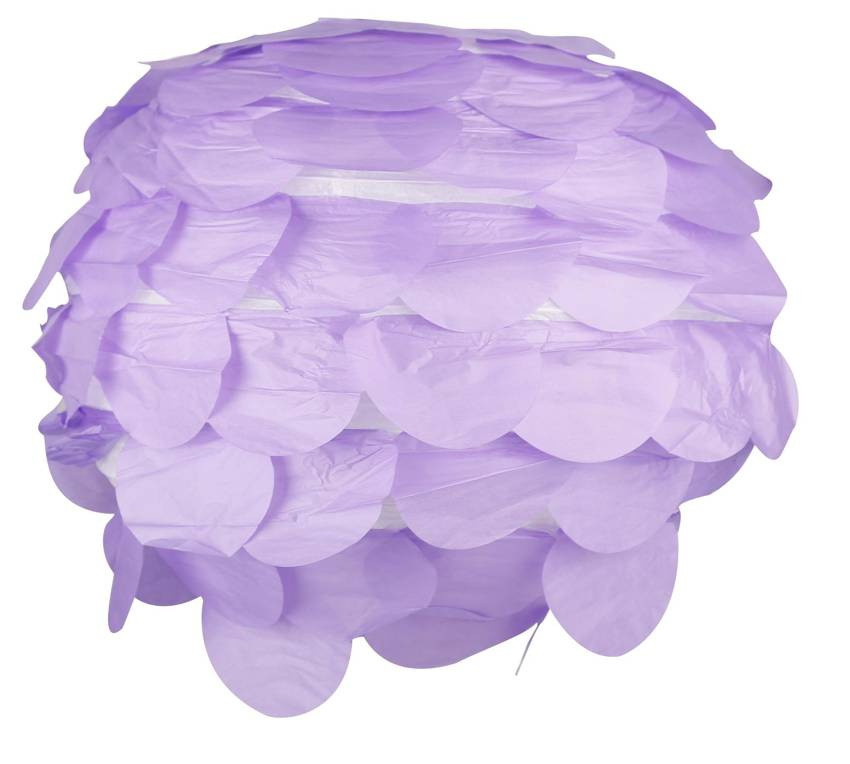 Abażur fioletowy papierowy kokon szyszka Candellux 70-99887