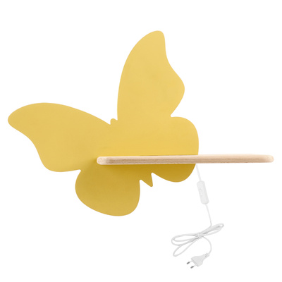 Kinkiet Butterfly IQ Kids do pokoju dziecięcego z półką LED zintegrowany