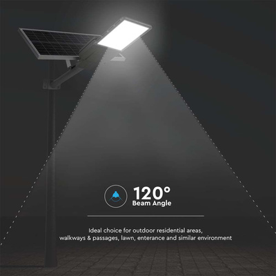 35W Lampa Uliczna LED Solarna /  Bateria: 18AH LiFePO4 / Barwa: 6500K