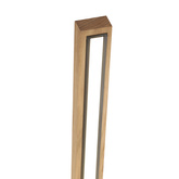 Lampa podłogowa ALSET klasyczna LED do salonu nowoczesna drewniana