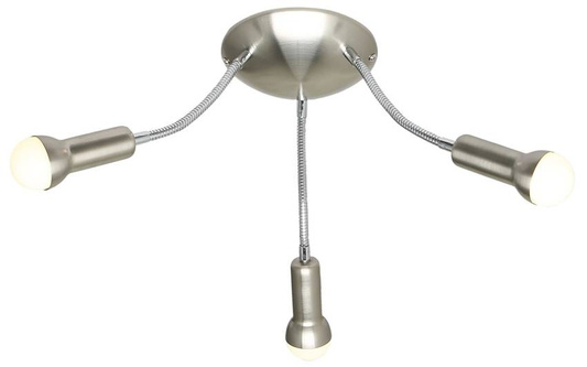 Lampa sufitowa Arc reflektor regulowana 3-punktowa metalowa