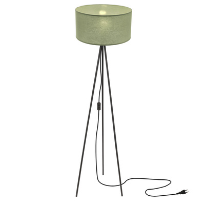 Lampa podłogowa SHANTI trójnóg z abażurem do salonu 1-punktowa