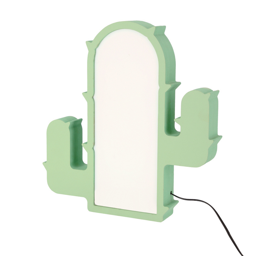 Lampka Cactus nocna do pokoju dziecięcego LED zintegrowany kaktus