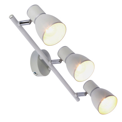 Lampa sufitowa Fido listwa regulowana 3-punktowa do salonu metalowa