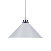 Lampa wisząca Avola metalowa do jadalni biały klosz pojedyncza E27