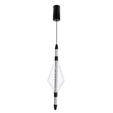 Lampa wisząca Vita szklana złota pojedyncza LED 2700K do salonu