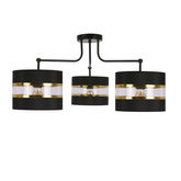 Lampa sufitowa Andy z abażurami 3-punktowa do salonu