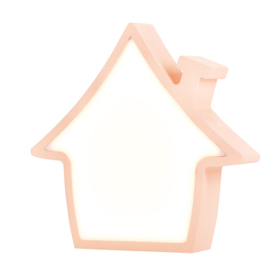 Lampka House IQ Kids do pokoju dziecięcego LED różowa zintegrowana