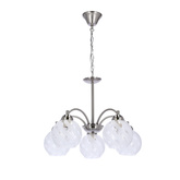 Baida lampa wisząca satynowy klosz matowo transparentny 35-17123