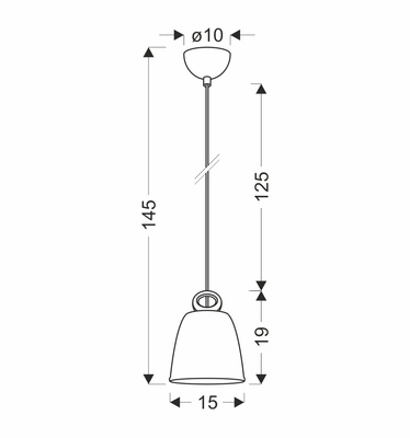 Lampa wisząca SEWILLA różowa - z ceramicznym kloszem - skandynawska lampa do jadalni