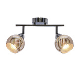 Wirginia Lampa sufitowa listwa chrom e14 klosz lustrzany 92-14016