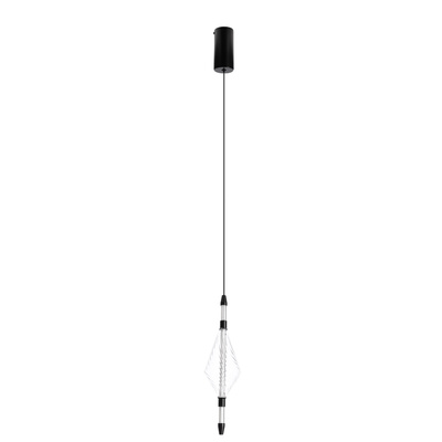 Lampa wisząca Vita szklana złota pojedyncza LED 2700K do salonu
