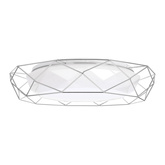 Plafon LED Sven okrągły 43 cm 4000K srebrny Candellux