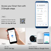 1080P Kamera zewnętrzna SMART z panelem solarnym / Sensor / IP65 / Biała
