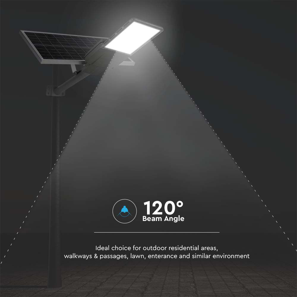 30W Lampa Uliczna LED Solarna / Bateria: 60AH LiFePO4 / Barwa: 6500K
