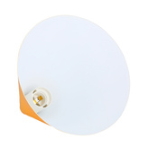 Lampa wisząca Voss Ledea żółta stożek metalowa do kuchni nad stół E27 1-płomienna