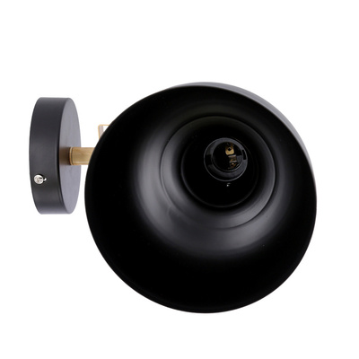 Kinkiet czarny/drewniany regulowany lampa E27 40W Reno 21-76748