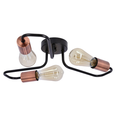 Lampa sufitowa Herpe listwa 3-punktowa metalowa