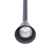 Lampa wisząca tuba Tucson szara metalowa GU10 pojedyncza