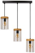Lampa wisząca Wels szklana potrójna nad stół do kuchni i jadalni E27