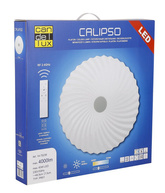Plafon LED Calipso okrągły biały 48,5 cm zmienna barwa światła 2800-6500K pilot