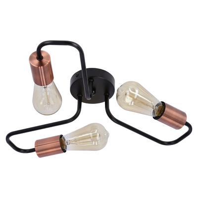 Lampa sufitowa Herpe listwa 3-punktowa metalowa