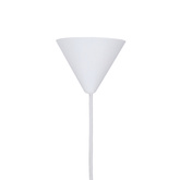 Lampa wisząca Oss Ledea owalna biała do jadalni nad stół 1xE27 metalowa