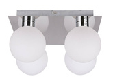 Lampa sufitowa Oden ze szklanymi kloszami 4-punktowa do salonu