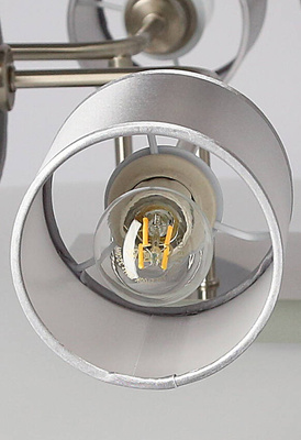 Lampa sufitowa Sax z abażurami 6-punktowa do salonu