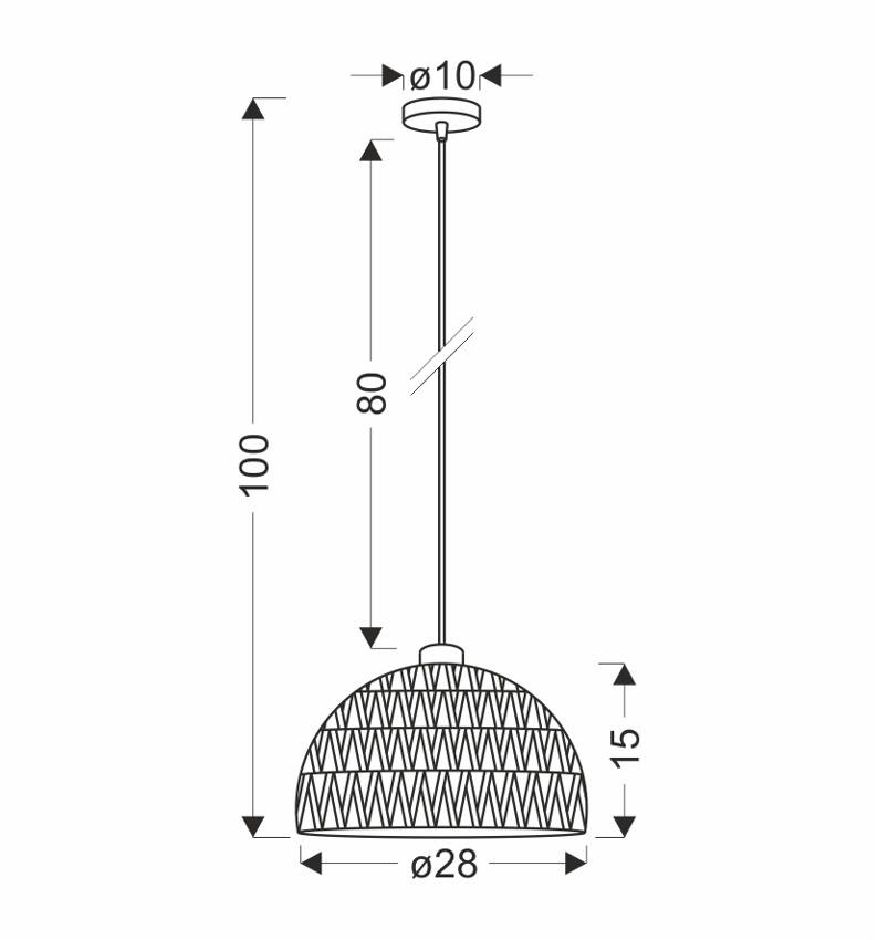 Lampa wisząca z abażurem Balli beżowy abażur do jadalni E27 pojedyncza