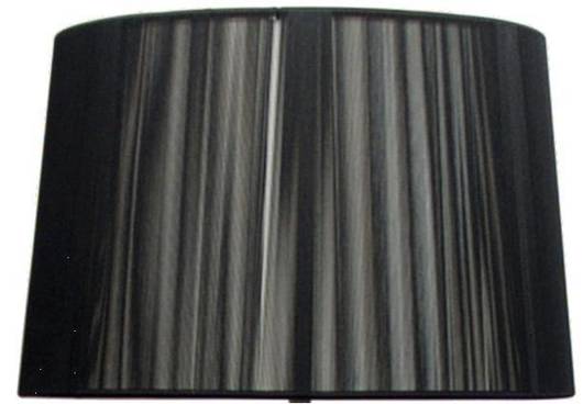Abażur czarny 35x22cm do lampy podłogowej Gillenia 77-11152